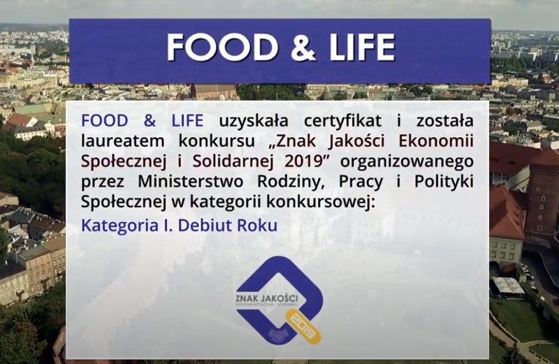 Food & Life - pyszne jedzenie z certyfikatem!